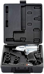 Bosch Professional 1/2 Inch Compressed Air Impact Wrench Set (Idle Speed 7,000 min-1, Max. Torque 31