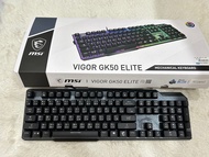 msi微星 VIGOR GK50 ELITE 青軸