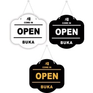 Acrylic Open Close Type 2 Ssi | Acrylic open and close hanging 2 sides