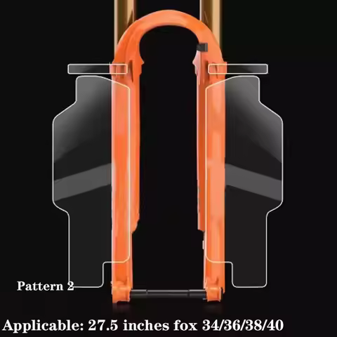 2 Sets MTB Front Fork Protective Film FOX 32/34/36/38/40 PIKE ZEB LYRIK Bike Frame Protector Paster 