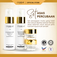 CHARMS HQ Skincare Set Halal Travel Size for Sensitive Glowing Dry Skin Care