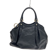 GUCCI handbag Sukey Gucci-Shima Leather BLK Direct from Japan Secondhand