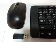 原廠 Logitech 無線鍵盤(K220)和無線滑鼠(M150)