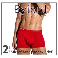 ByFord London 2Pcs Limited Edition Microfiber Spandex Shorty Brief (BUB713S)