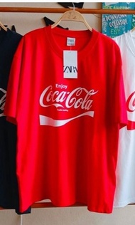 เสื้อยืด เสื้อพิมพ์ลาย coca cola เสื้อ oversize แฟชั่นS-5XL