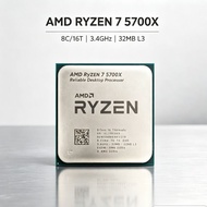 AMD | AMD Ryzen 7 5700X High‑Speed Desktop Processor 8‑Core 16‑Thread 32MB L3 65W Socket AM4 DDR4 Ze
