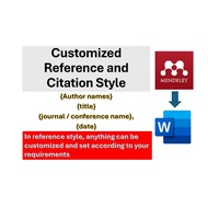 Reference & Citation Service - Most Trusted - We Will Do It For You