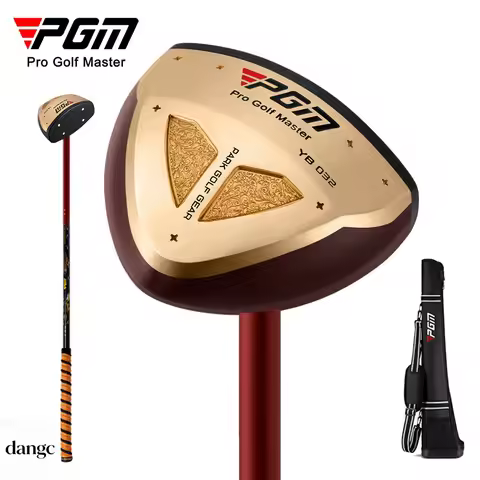 PGM Park Golf Club Single Putter Maple Log Head Low Center Gravity Gun Bag For Men Ladies Golf Train