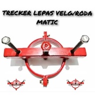 Universal automatic wheel/rear wheel remover tracker