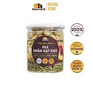 Mix Nhân Các Loại Hạt Dinh dưỡng Smilenuts hộp 255g/500g _ Gồm Nhân Óc Chó Đỏ Mỹ, Nhân Óc Chó vàng C