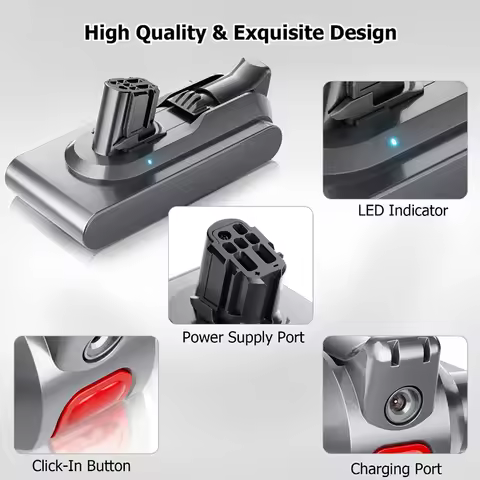 For Dyson V10 V11 V12 Battery 6800/9800/12800 mAh 25.2V Battery Compatible With SV20 SV35 SV46 Vacuu