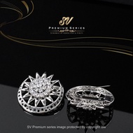 Sv Premium Kerongsang Dokoh Songkok Bulan Bintang Pin Dokoh Songkok Pengantin Tanjak Melayu Brooch N