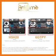 DELL H5H20 battery 6GTPY dell Inspiron 7590 7591 7500 7501 6GTPY 97WH Inspiron 7590 7591 laptop batt