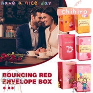 CHIHIRO Surprise Gift Box, Cards BEST WISHES FOR YOU Pop-Up  Gift Box, Surprise Jumping Box Party Decorations Anniversary Creative Bounce Box Happy Birthday