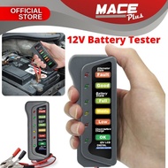 12V Battery Voltage Tester Mini Digital Auto Checker Alternator 6 LED Display Motorcycle Diagnostic 