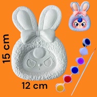 ตุ๊กตาระบายสี ตุ๊กตาปูนปลาสเตอร์เบบี้ทรีพร้อมชุดสีและพู่กัน