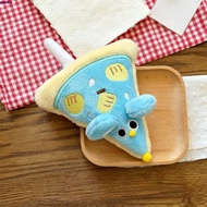 AROMA 6pcs Pizza Mouse Keychain, Keychain Combination Cartoon Friendship Pizza Pendant, Potato Fashi