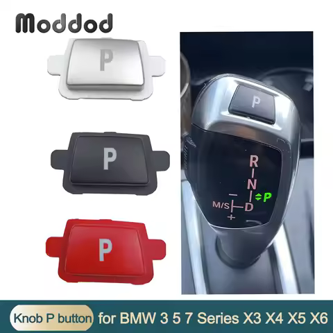 Gear Shift Knob P Parking Button Switch for 3 5 7 Series X3 X4 X5 X6 F30 F31 F34 F10 F11 F01 F02 E70