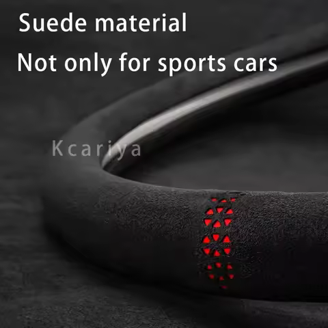 Car Steering Wheel Cover For MINI CooperS John-Cooperworks F54 F55 F56 F57 R50 R51 R52 R53 R54 R55 R