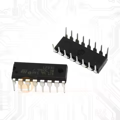 10pcs L293D DIP-16 Motor Driver IC L293 DIP Stepper / DC Dual H Bridge Controller Chip for Arduino, 