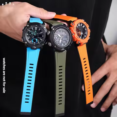 For Casio G-SHOCK watch strap GA-2000 GA2000 ga2200 waterproof sports resin silicone watch chain Wat