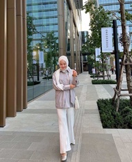 Pleat pants กางเกงอัดพลีท ปล่อยปลายขาม้า signature [N Able Style]