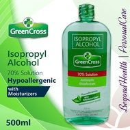 Green Cross Isopropyl Alcohol 70% Solution Hypoallergenic with Moisturizer 500ml Greencross