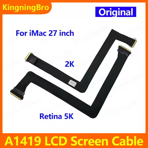 New For iMac 27" A1419 LCD Screen Display Flex Cable 2012 2013 2014 2015 2017 2K Retina 5K