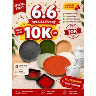 (SPECIAL 6.6) JUMBO BROWN SERVING PLATE PRICE 35K