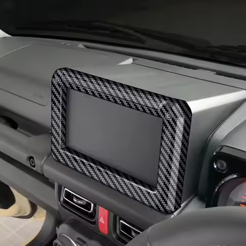 Car 7 Inch Navigation Screen Frame Trim Interior Accessory Kit For Jimny Nomade 2025