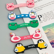 Cross-Border Hot Sale Cartoon pvc Magnet Cable Winder Soft Rubber Cable Organizer Data Charging Cabl
