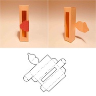 口紅盒模板，唇彩盒，唇膏盒，口紅容器，Cricut