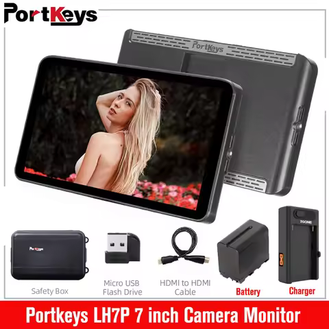 Portkeys LH7P 1000nit 7″ High Brightness Touchscreen Monitor, with Built-in Wireless Module, Support