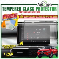 Player Screen Tempered Glass Protector Proton X50 X-50 2021 - 2025 Interior Accessories Android 9" 1