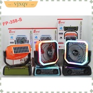 FP-358-S usb  FP-358-S solar fan Bluetooth speaker usb charging strong wind portable fishing camping