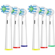 Replacement Toothbrush Heads for Oral B Pro 1000 Replacement Heads,6 Count,White