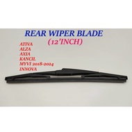 12" REAR WIPER Wiper Blade Wiper Arm Rear Windscreen Wiper Wiper Cermin Belakang PERODUA ALZA AXIA A