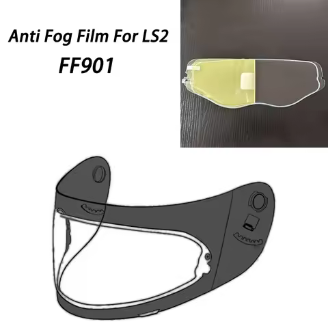 FF901 Helmet Visor Film Anti Fog Fit for LS2 FF901 Lens Anti Fog Film Motorcycle Helmet Accessories