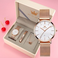 OLEVS Jam Tangan Perempuan Original Waterproof Quartz Luxury Fashion Minimalist Women Watch Birthday