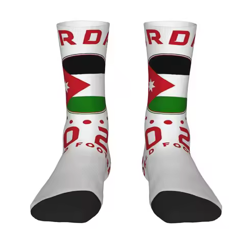 Funny Happy World Soccer 2026 Jordan Football Fan Retro Harajuku Hip Hop Novelty Seamless Crew Crazy