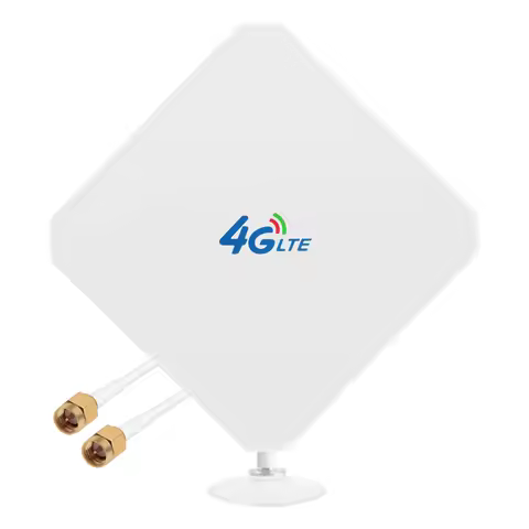 Hi-Gain 3G 4G LTE Outdoor 35Dbi Directional Wide Band MIMO Wifi Antenna 2 Meters RG174 Cable Antenna