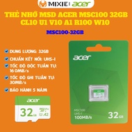 ACER MSC100 mSD MEMORY CARD 32GB/64GB/128GB -