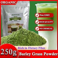 Barley Grass Powder 100% Pure &amp; Organic Organic Barley Grass Powder Pure Organic Barley for Women and Men 250g for lose weight barley powder pure organic body detoxification