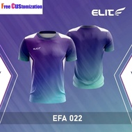 Ready Stock EFA 019 - 024 ELITE SPORTS Sublimation Sports Jersey / Volleyball / Quick Dry