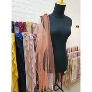 Kebaya shawl (C) pearl Glitter, Glitter tile