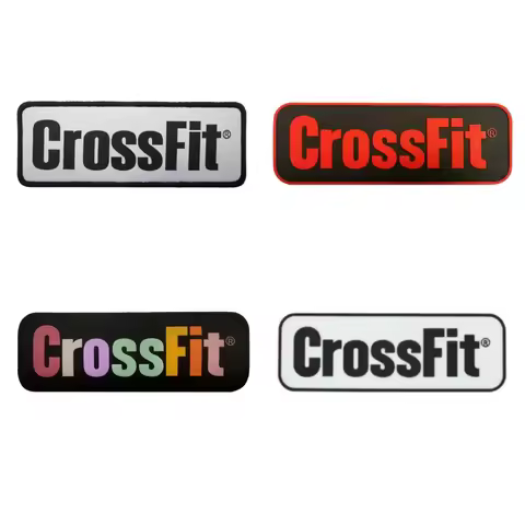Crossfit PVC Patches Tactical Accessories Morale Badges on Backpack Decoration Stickers Hook and Loo