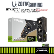 ZOTAC Gaming RTX 5070 Ti Solid OC/Solid Core OC/Solid SFF OC - 16GB (3Yrs Warranty)