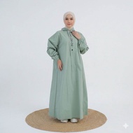 Jas Hujan GAMIS bahan PVC Tebal lentur ringan