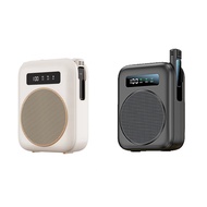 Bluetooth Voice Amplifier with Magnetic Wireless Lavalier Lapel Microphone for Classroom/Yoga/Confer