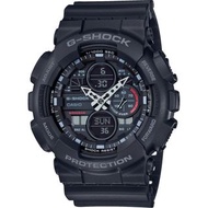 佐敦門市 現貨 100% 全新 Casio G-Shock GA-140 GA-140-1A1 復古 Retro 立體聲組件 stereo component Black 黑色 全黑系列 90年代 90s 超輕 熱賣 人氣 一年保養